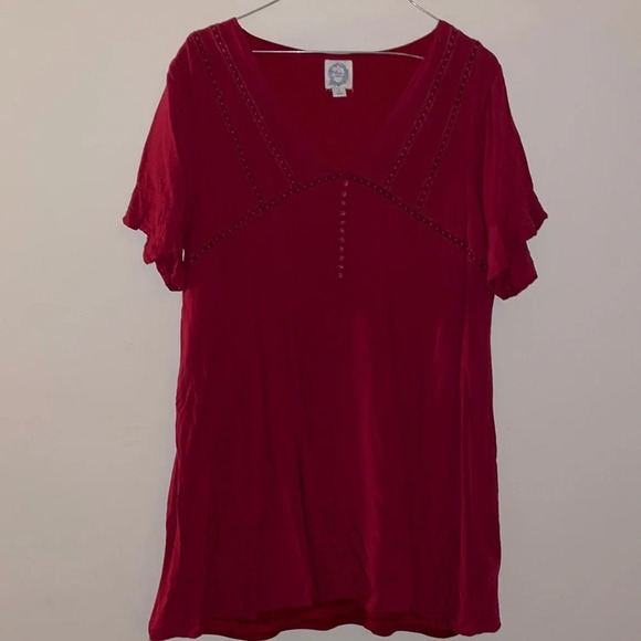 Red Blue Rain Dress - Picture 1 of 6